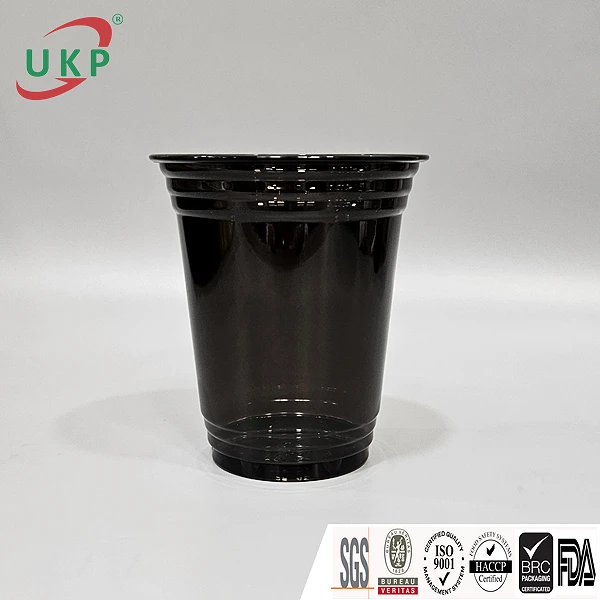 Ly Nhựa PET Đen Phi 93 – 12/14oz (360/414ml)