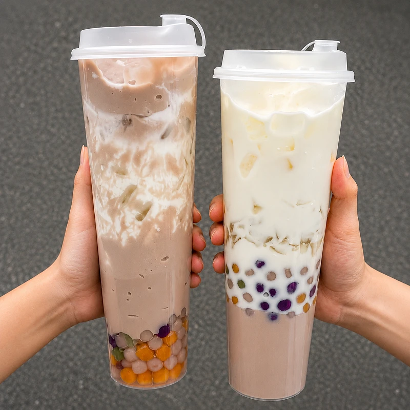 Ly Nhựa PP Tim Cứng 1000ml Ø90 – Loại Trong Và Nhám