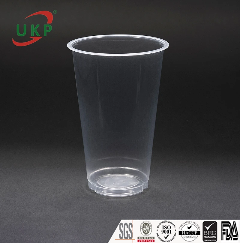 Ly Tim  mềm PP 500ml D90 Trong UKP