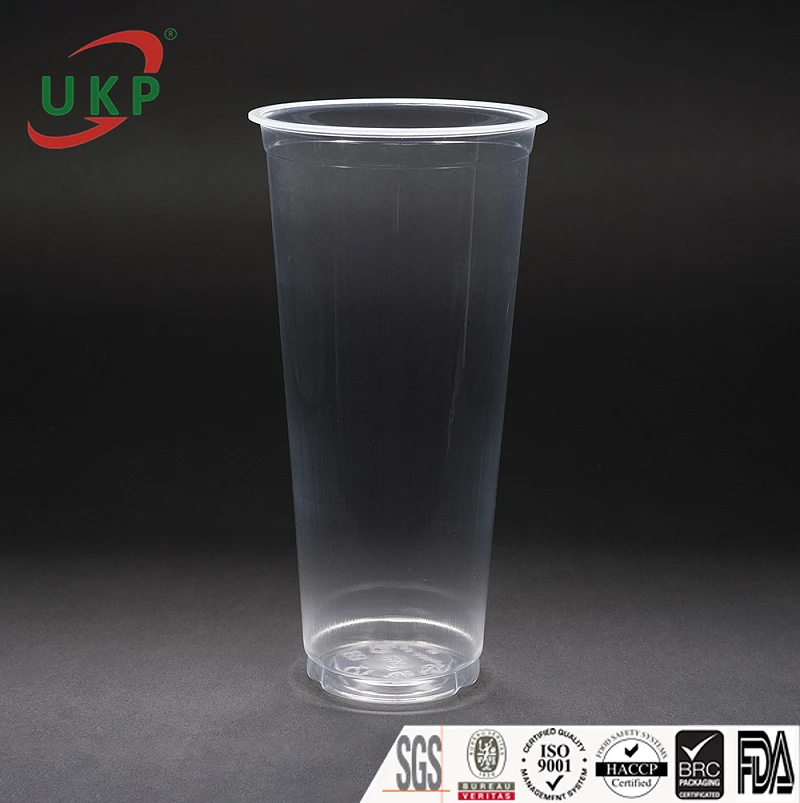 Ly Tim mềm PP 700ml D90 Trong UKP
