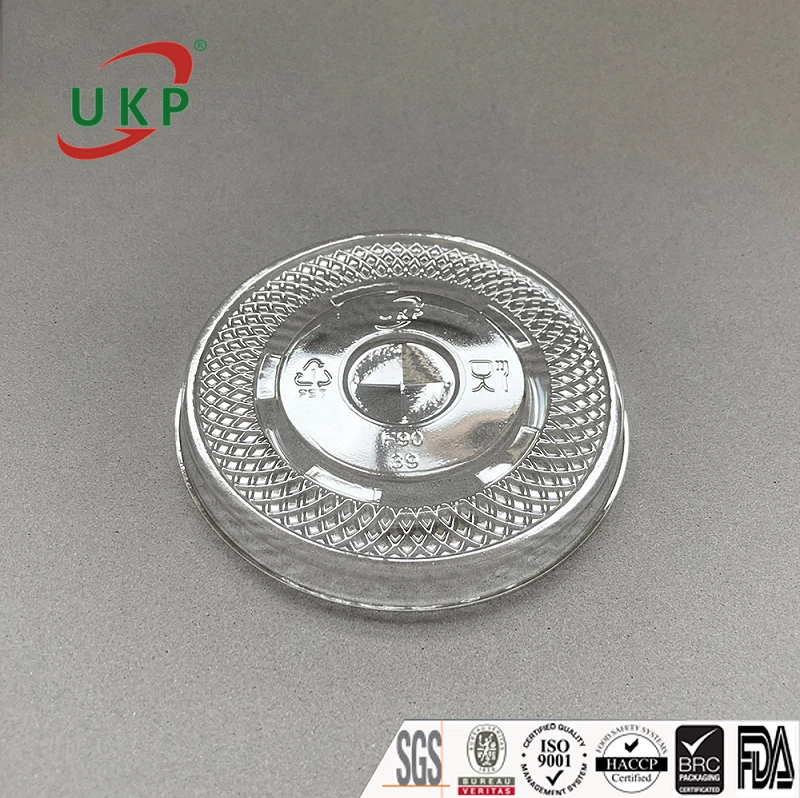 Nắp Phẳng PET Ø90 Trong Suốt