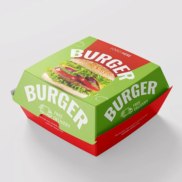 Hộp Giấy Đựng Burger In Logo Theo Yêu Cầu liên quan