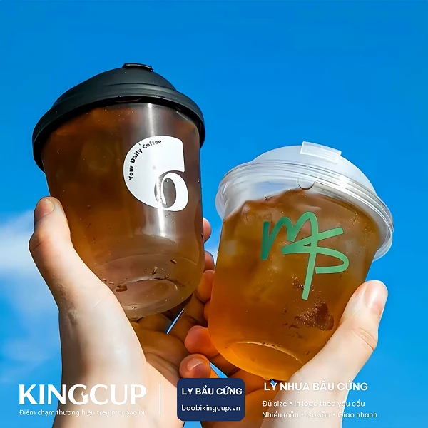 Ly Nhựa Bầu Cứng In Logo Theo Yêu Cầu liên quan