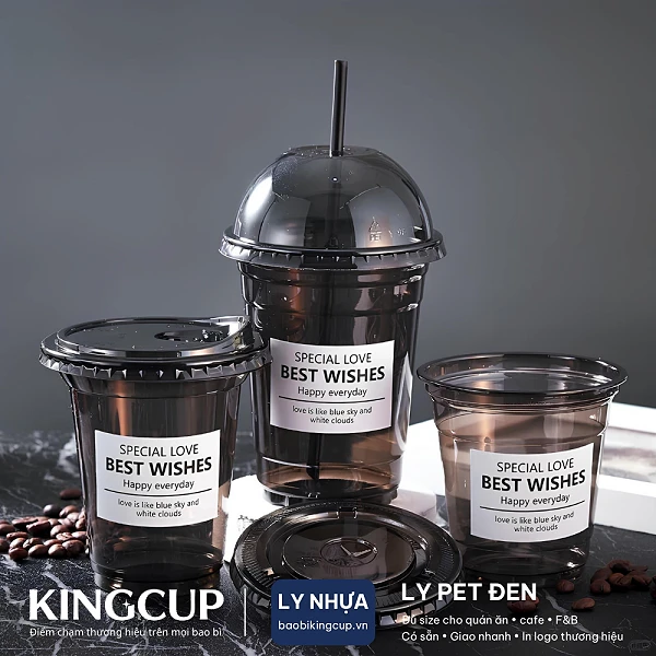 Ly Nhựa PET Đen Phi 93 – 12/14oz (360/414ml) liên quan