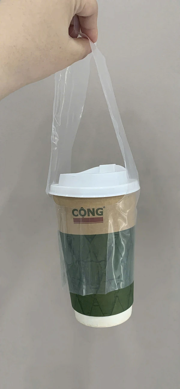 Quai Xách Chữ T Đựng 1 Ly PE liên quan