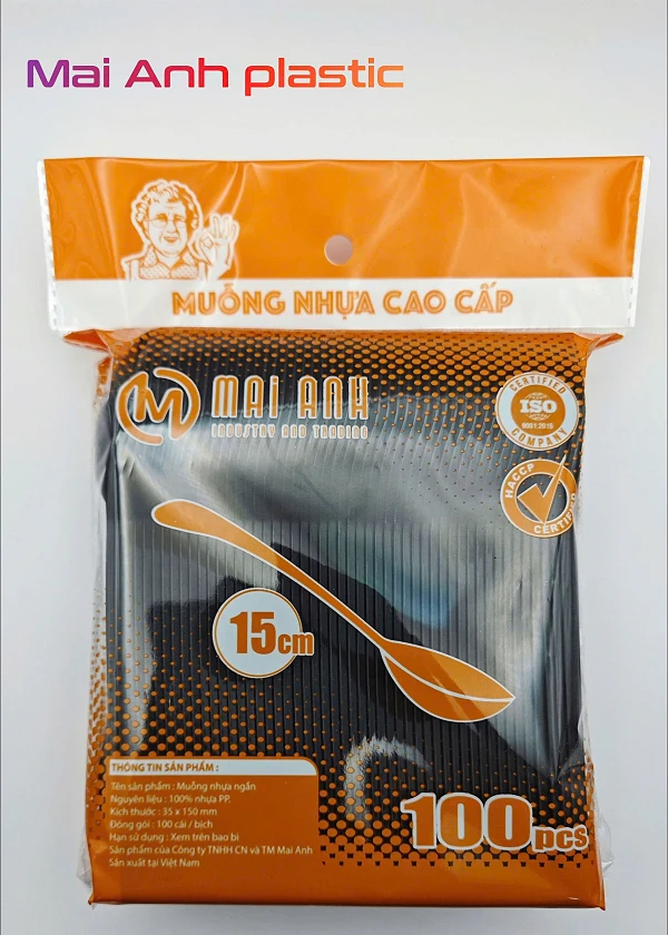 Thìa Nhựa Dùng Một Lần 15cm, 20cm liên quan