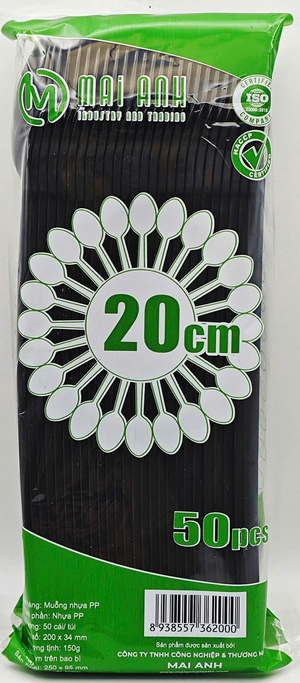 Thìa Nhựa Dùng Một Lần 15cm, 20cm liên quan