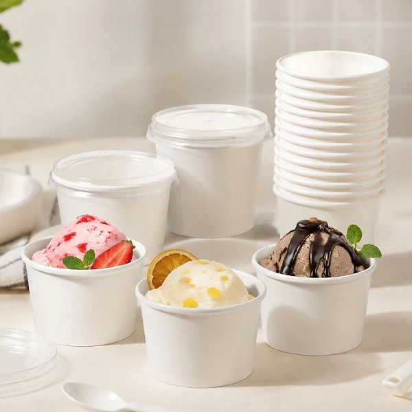 Tô Giấy Đựng Topping 4oz Trơn & In Logo Theo Yêu Cầu liên quan